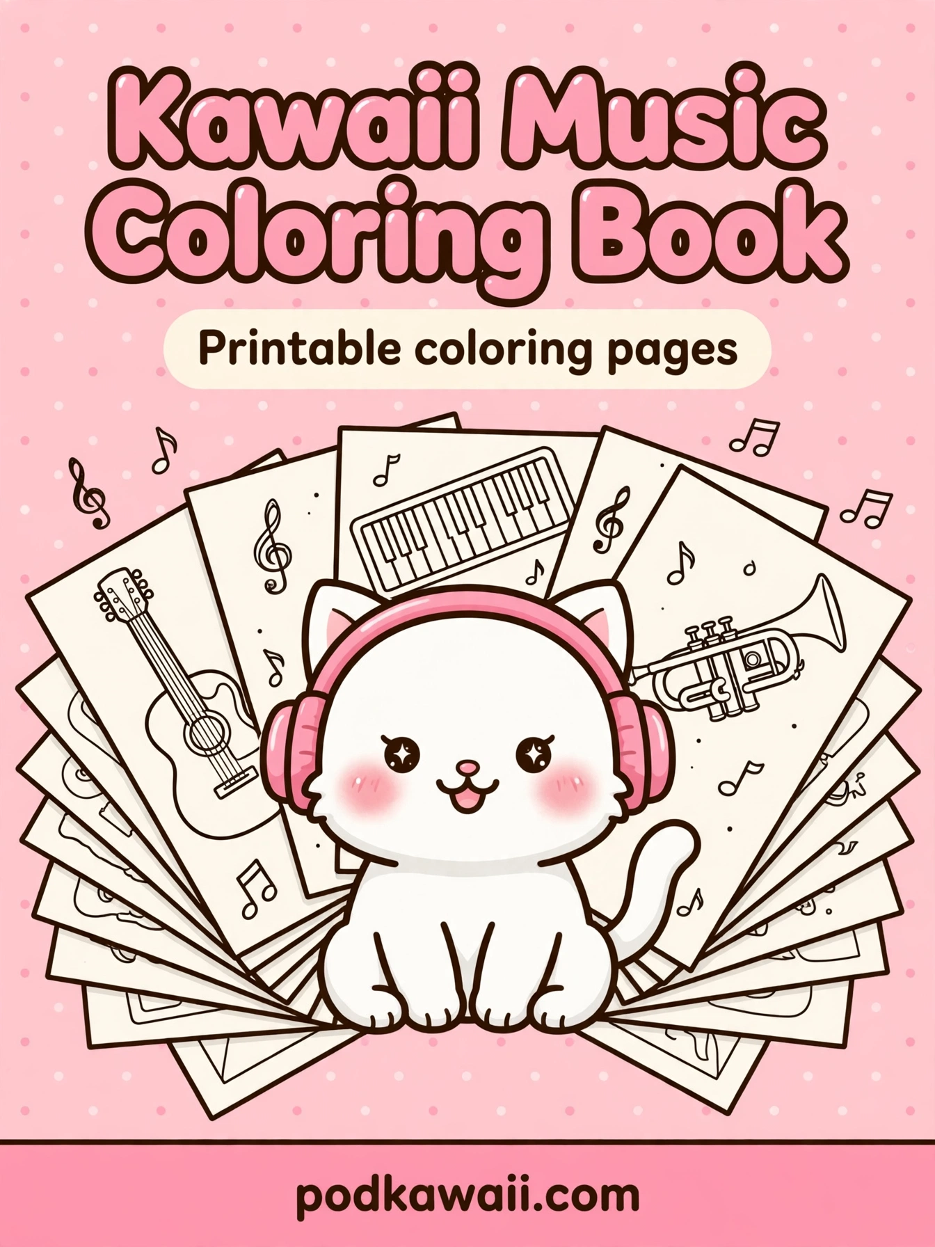 cover-kawaii-music-coloring-book Kawaii Music Coloring Book — cover