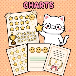 Kawaii Reward Charts Printables Pack — cover