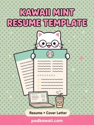 Mint Resume Template — cover