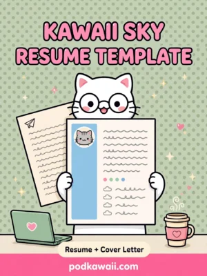 Sky Resume Template — cover