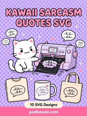 Kawaii Sarcasm Quotes SVG — 10 — cover
