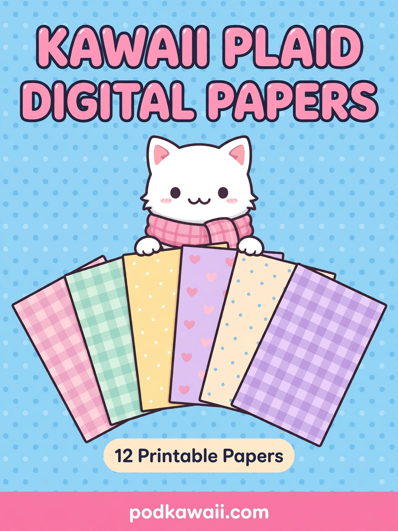 Kawaii Plaid Papers — cover
