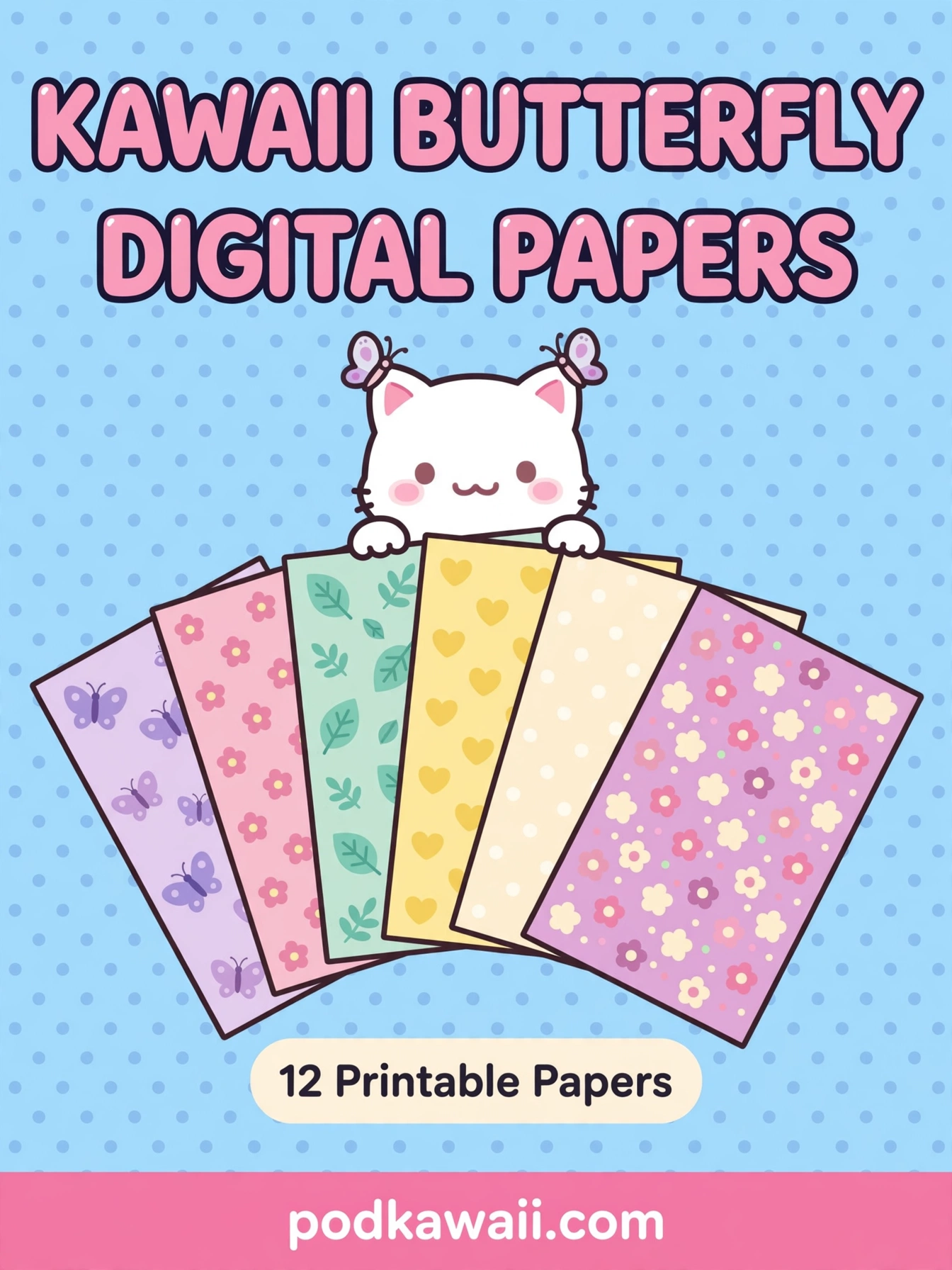 Kawaii Butterfly Papers — cover