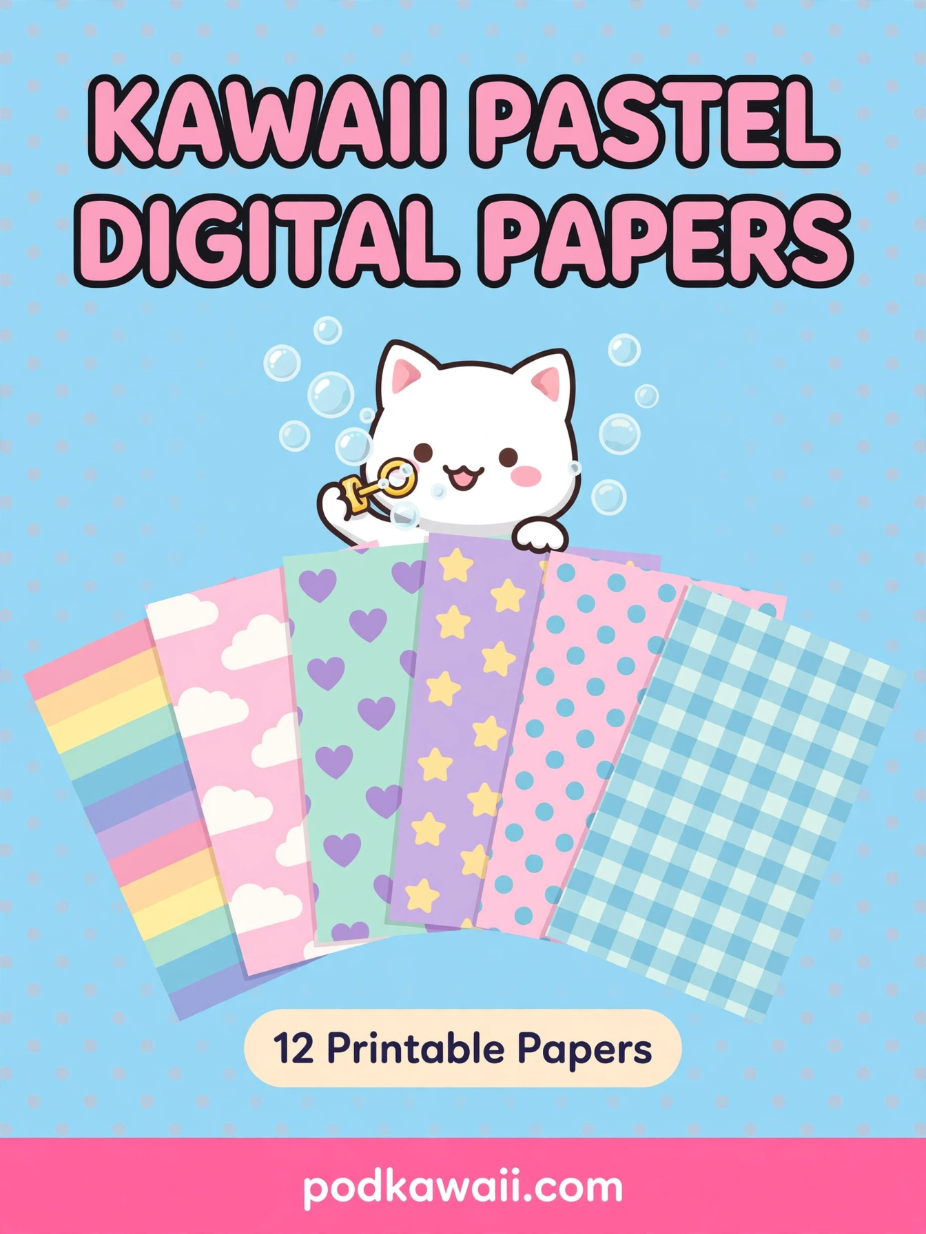 Kawaii Pastel Papers — cover