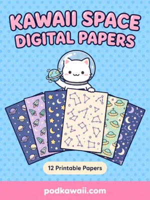 Kawaii Space Papers — cover